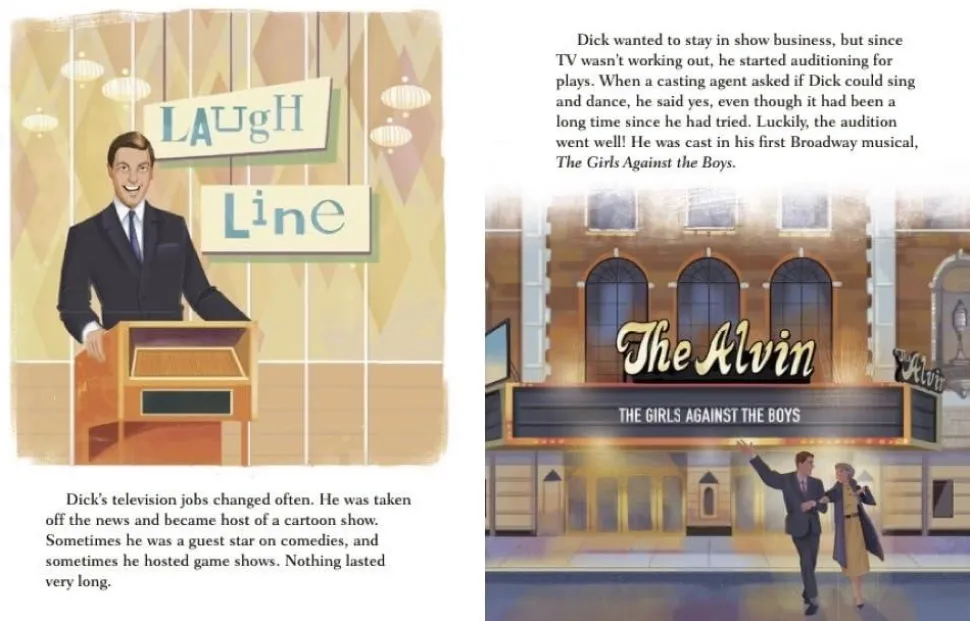 Dick Van Dyke - A Little Golden Book Biography Hardcover Book