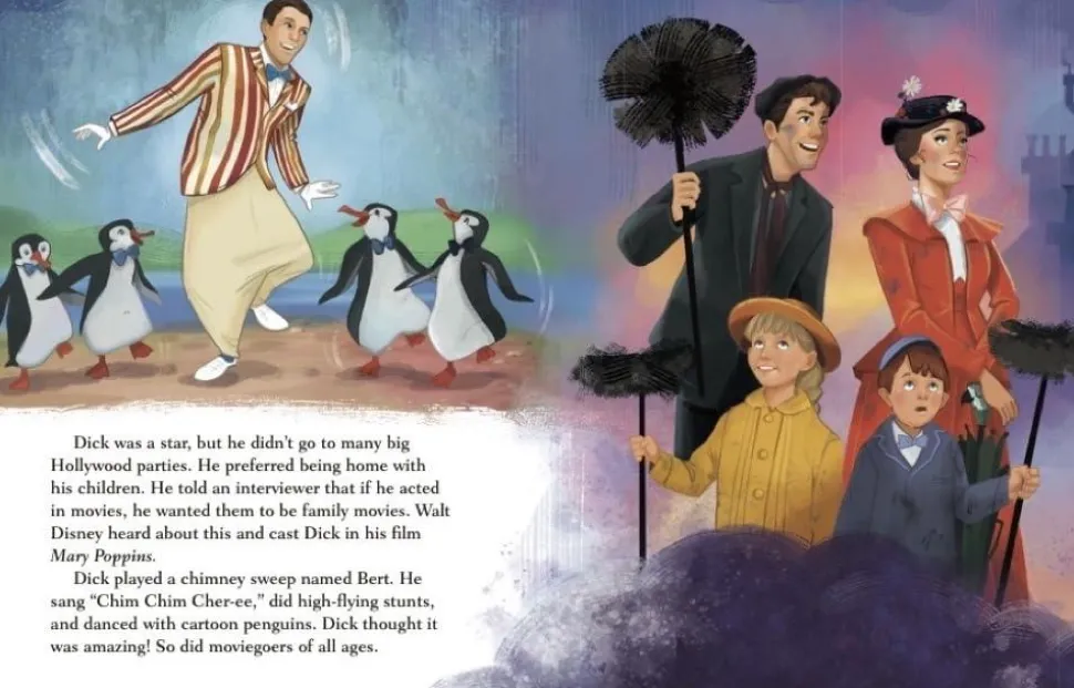 Dick Van Dyke - A Little Golden Book Biography Hardcover Book
