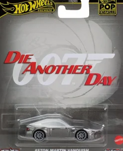 Die Another Day (2002) - Aston Martin Vanquish Hot Wheels Premium Pop Culture Real Riders 1/64th Scale Die-Cast Vehicle Replica