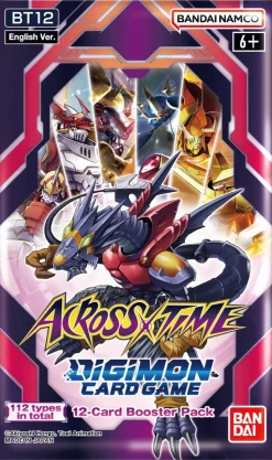Digimon - Across Time Card Game Booster Pack (12 Cards)