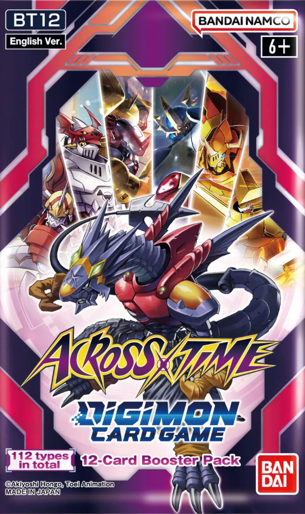 Digimon - Across Time Card Game Booster Pack (12 Cards)