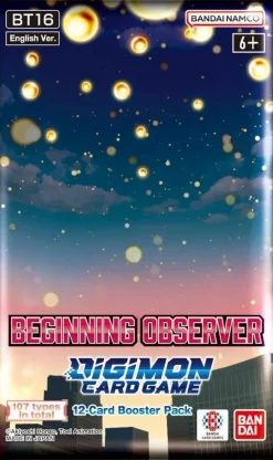 Digimon - Card Game Beginning Observer BT16 Booster Pack (12 Cards)