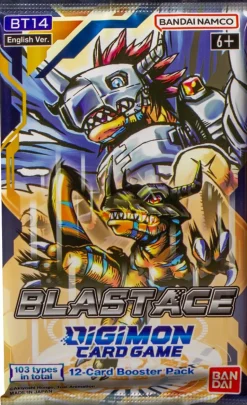 Digimon - Card Game Blast Ace BT14 Booster Pack (12 Cards)