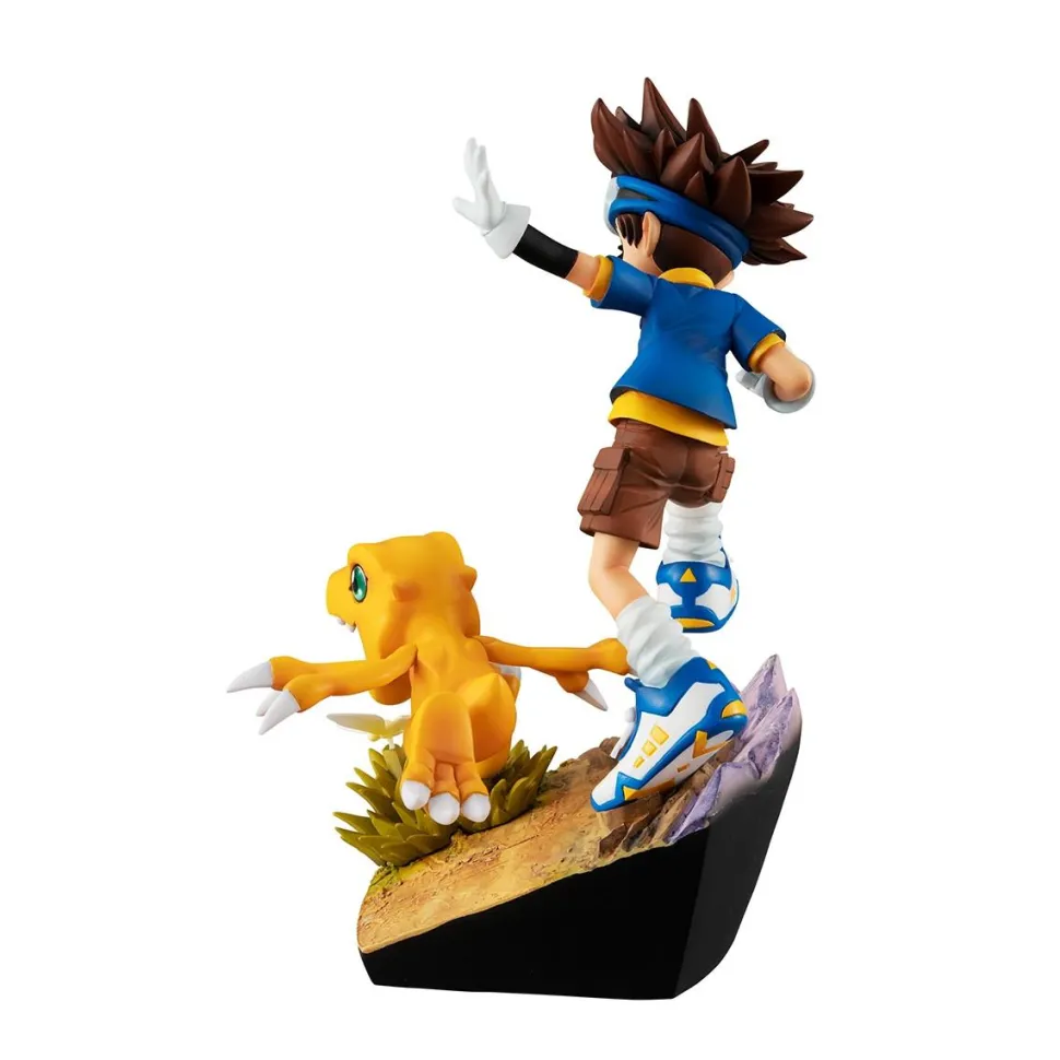 Digimon Adventure (1999) - Yagami Taichi & Agumon 20th Anniversary G.E.M. 4" PVC Statue