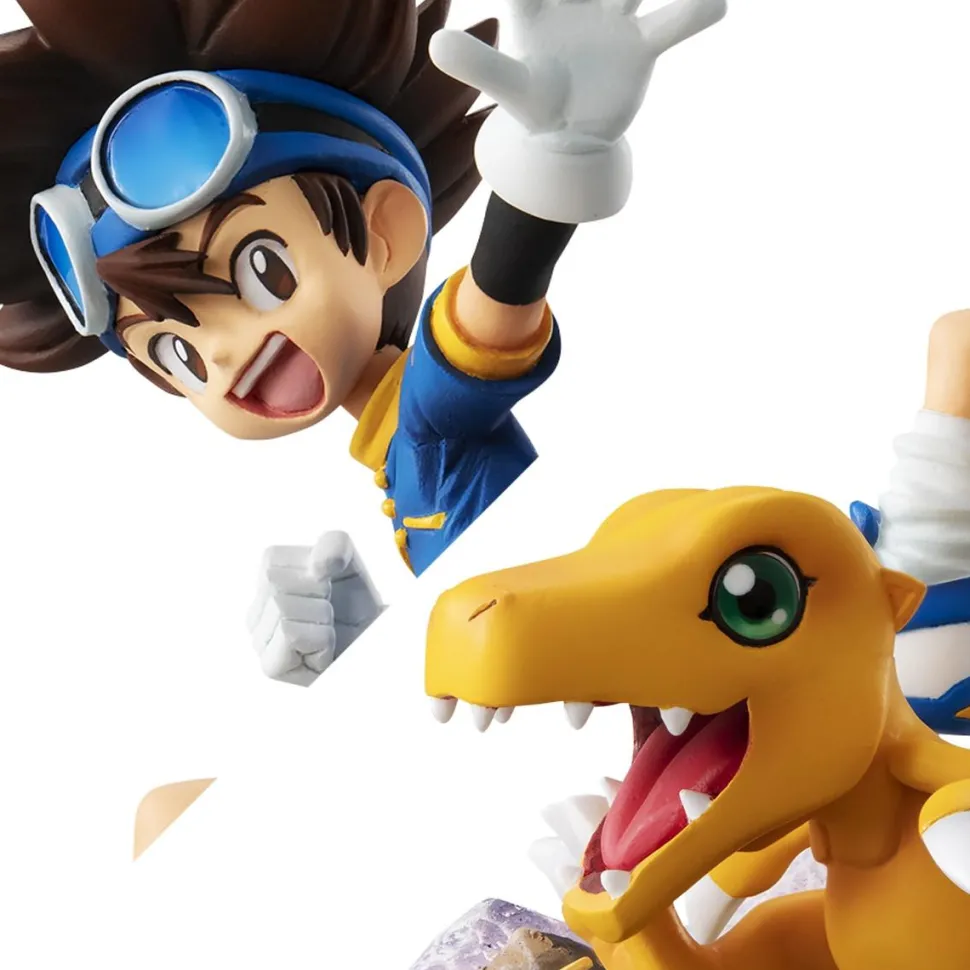 Digimon Adventure (1999) - Yagami Taichi & Agumon 20th Anniversary G.E.M. 4" PVC Statue