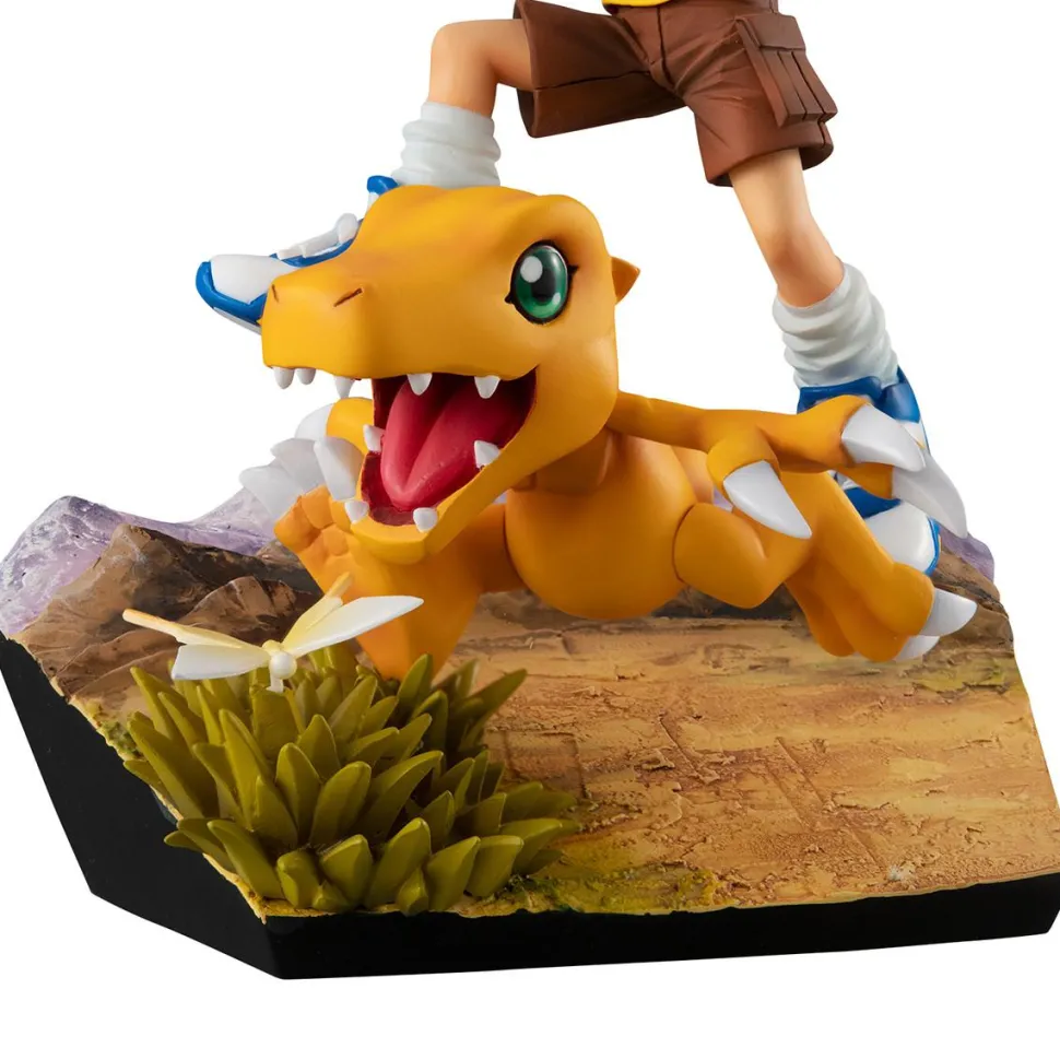 Digimon Adventure (1999) - Yagami Taichi & Agumon 20th Anniversary G.E.M. 4" PVC Statue