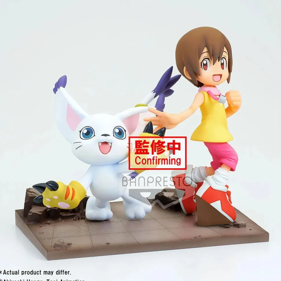 Digimon Adventure - Hikari & Tailmon DXF Adventure Archives 4" PVC Statue