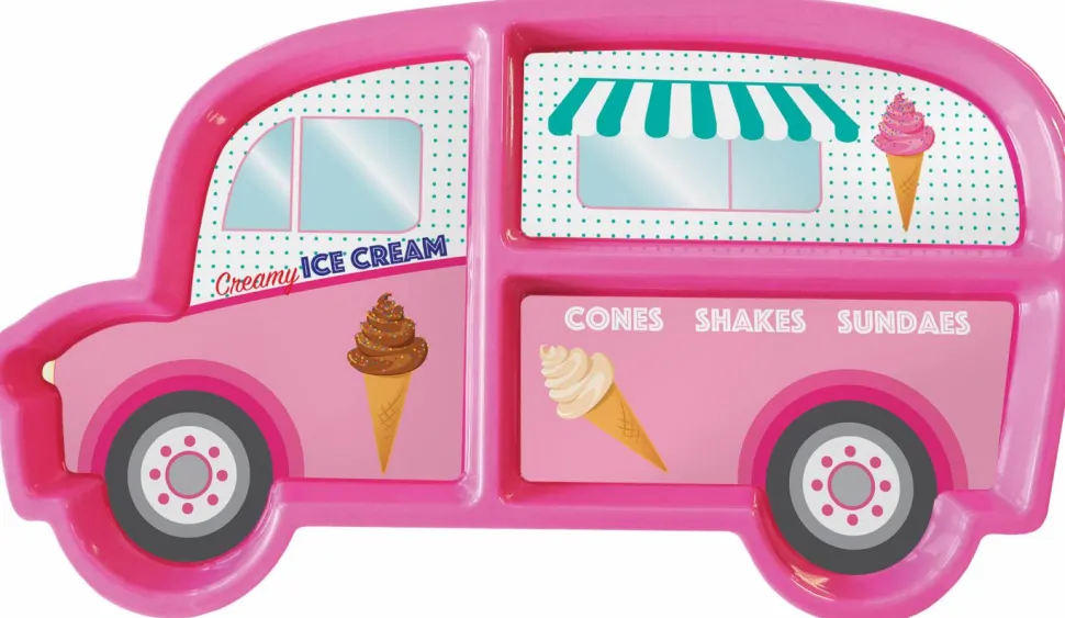 Dinner Time - Ice Cream Van Plate