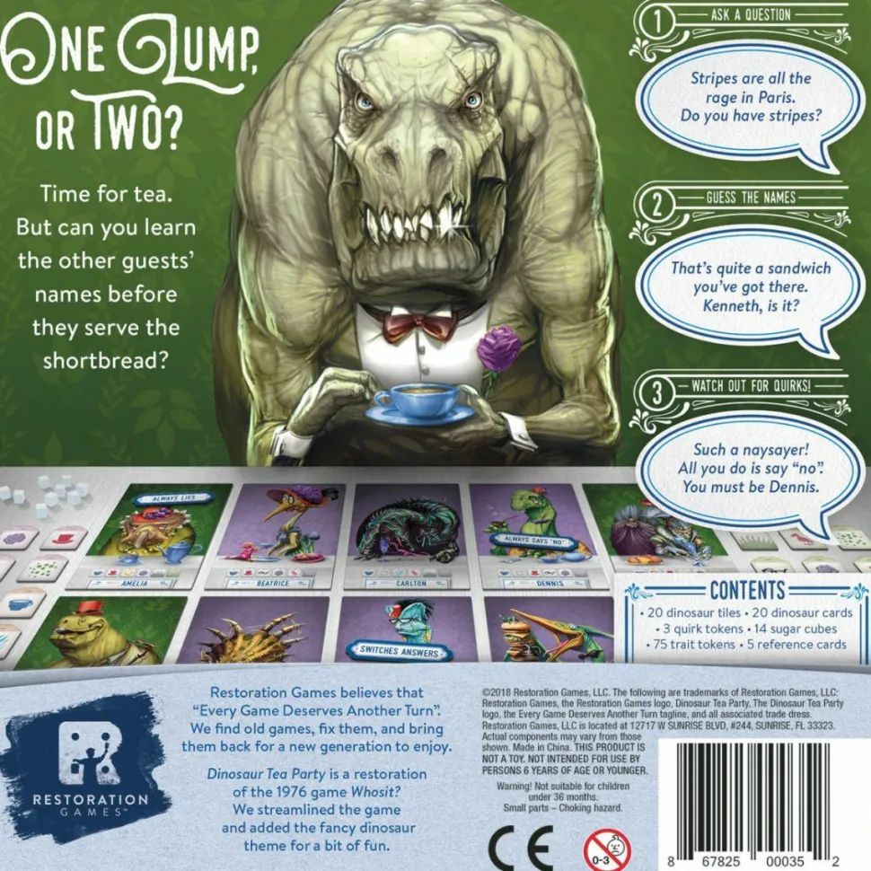 Dinosaur Tea Party - Board Game