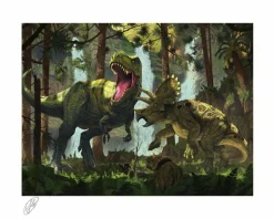 Dinosaurs - Curious, Eruption & Protection Fine Art Print Bundle by Vincent Hie (Set of 3)