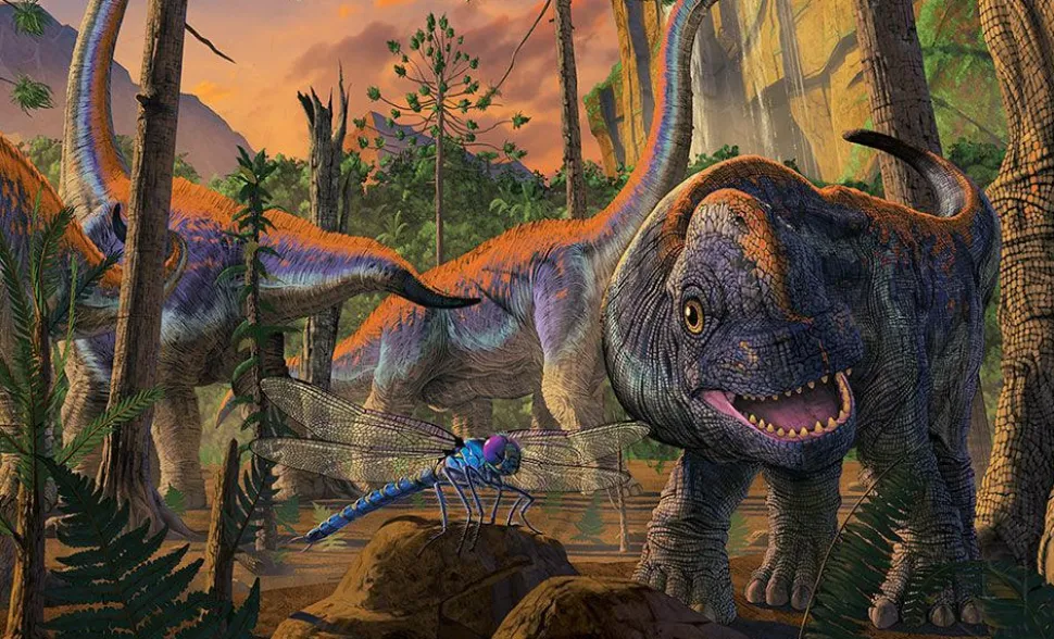 Dinosaurs - Curious Fine Art Print Vincent Hie