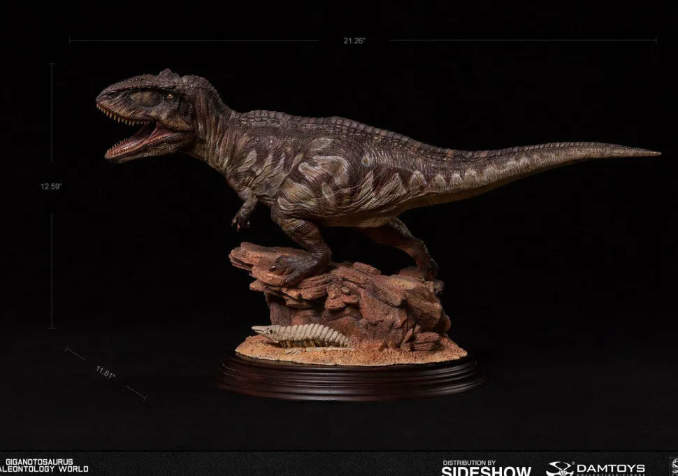 Dinosaurs - Giganotosaurus Paleontology World 12” Statue