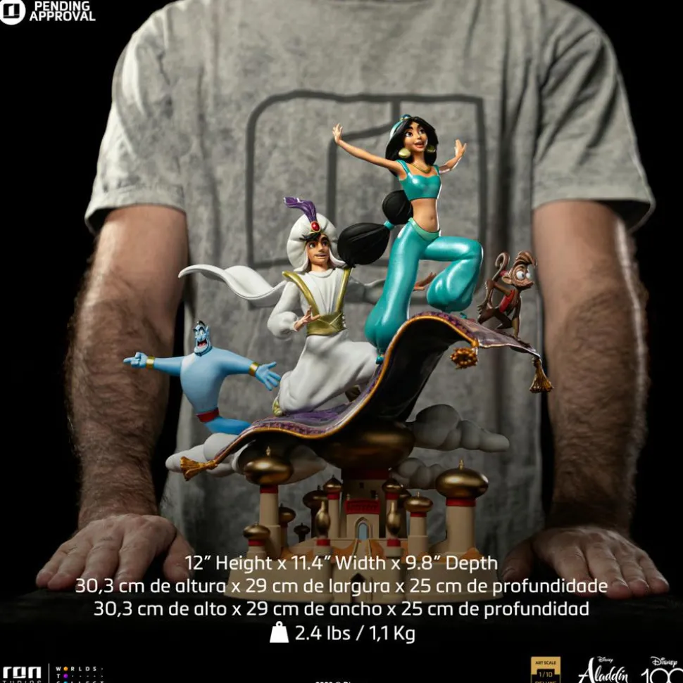 Disney - Aladdin & Jasmine Deluxe 1/10th Scale Statue