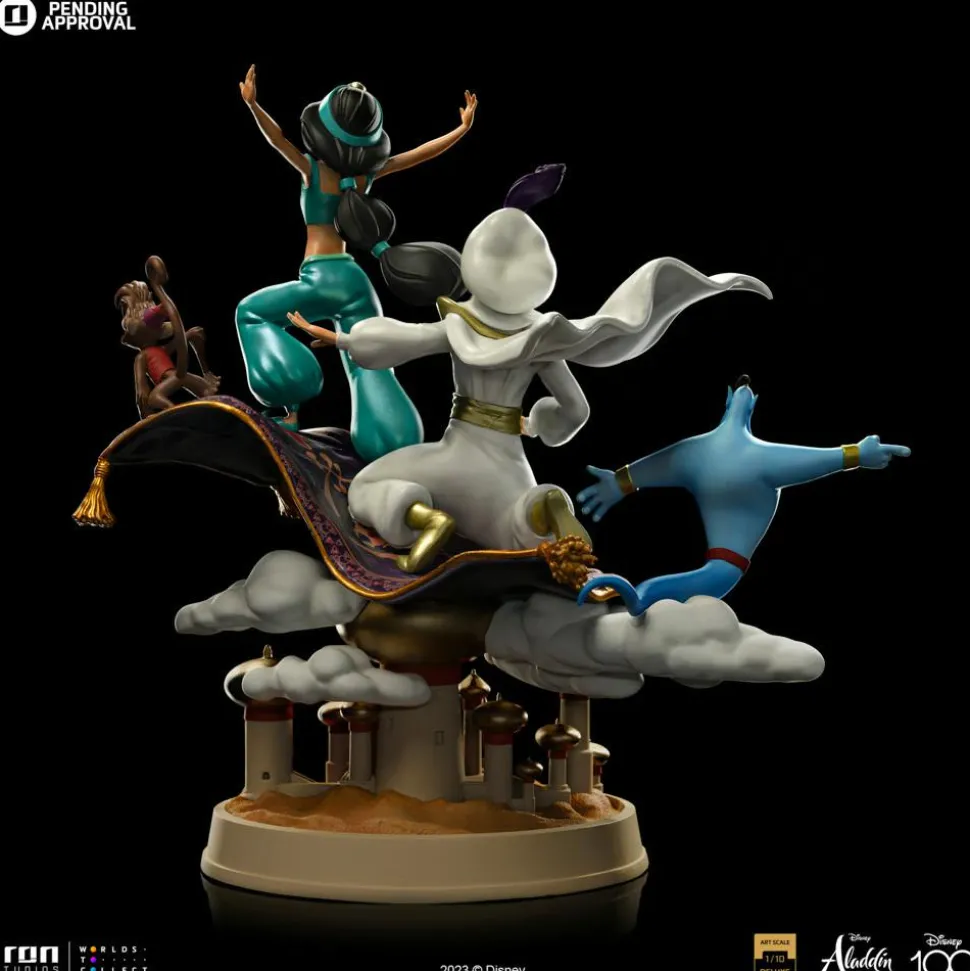 Disney - Aladdin & Jasmine Deluxe 1/10th Scale Statue