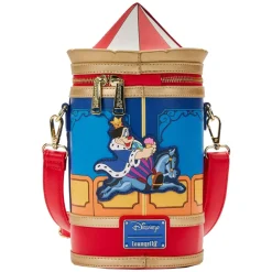 Disney - Brave Little Tailor Mickey & Minnie Carousel 5” Faux Leather Crossbody Bag