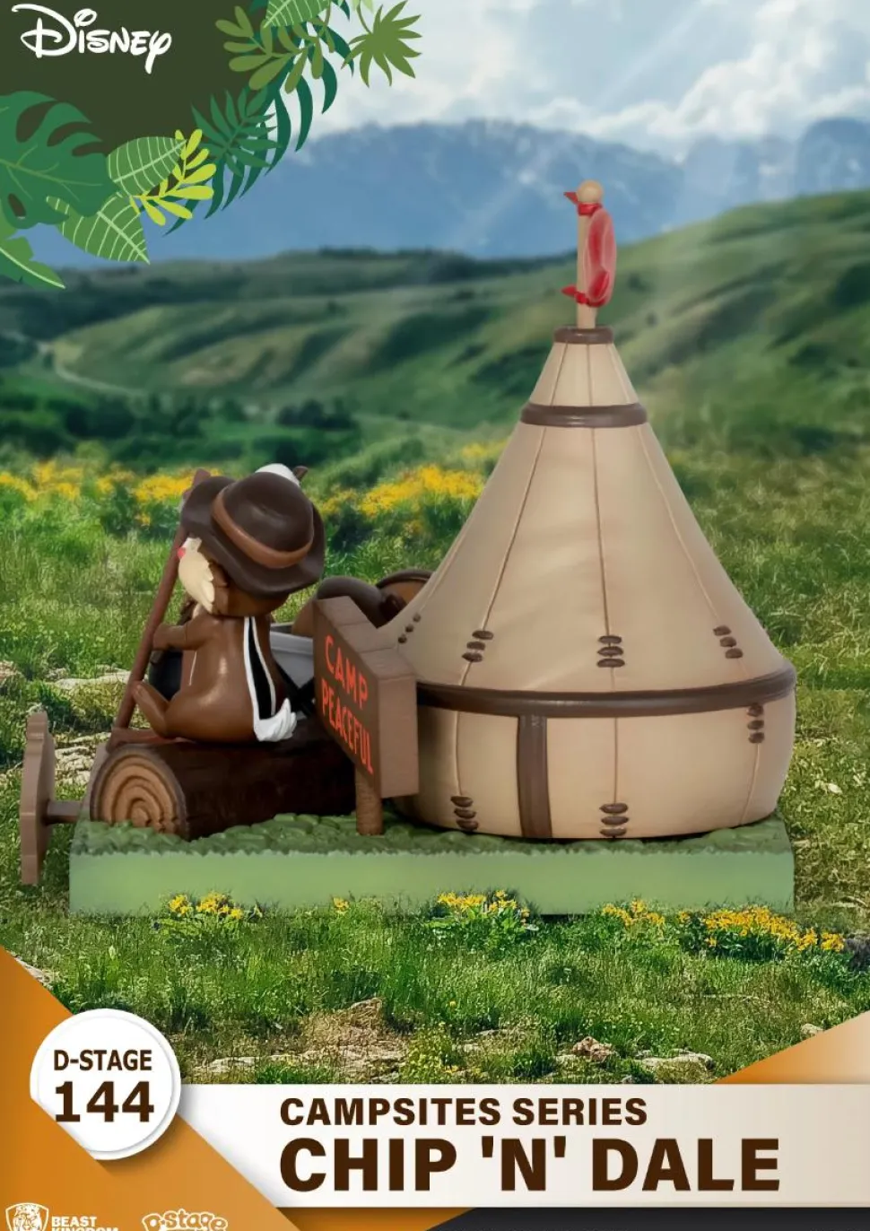 Disney - Chip 'n' Dale Campsites Series D-Stage 6" Diorama Statue