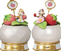Disney - Chip 'n' Dale Disney Pocket Plants Series Strawberry Special Edition Mini D-Stage 4" Diorama Statue 2-Pack