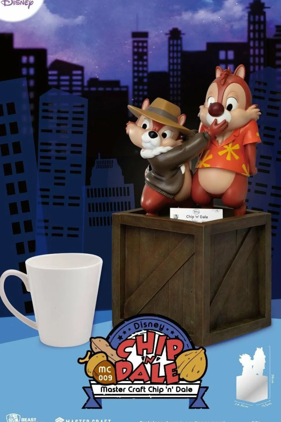 Disney - Chip n Dale Master Craft 14” Statue