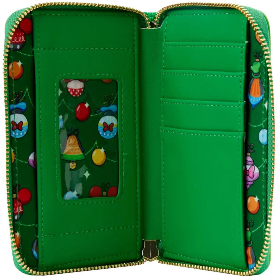 Disney - Chip ’n’ Dale Ornaments 4” Faux Leather Zip-Around Wallet