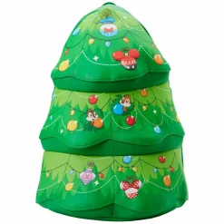Disney - Chip ’n’ Dale Tree Ornament Figural 13” Faux Leather Mini Backpack