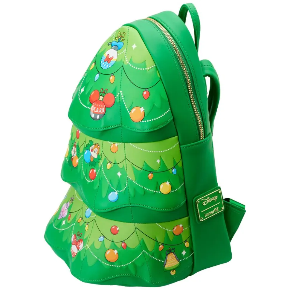 Disney - Chip ’n’ Dale Tree Ornament Figural 13” Faux Leather Mini Backpack