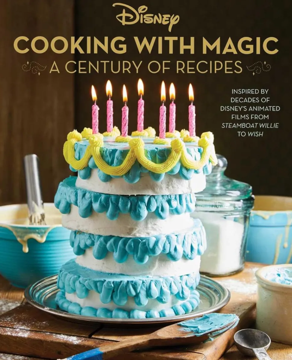Disney - Cooking with Magic: A Century of Recipes Hardcover Book