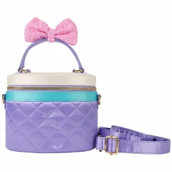 Disney - Daisy Duck 85th Anniversary Sequin Quilted 5" Faux Leather Crossbody Bag