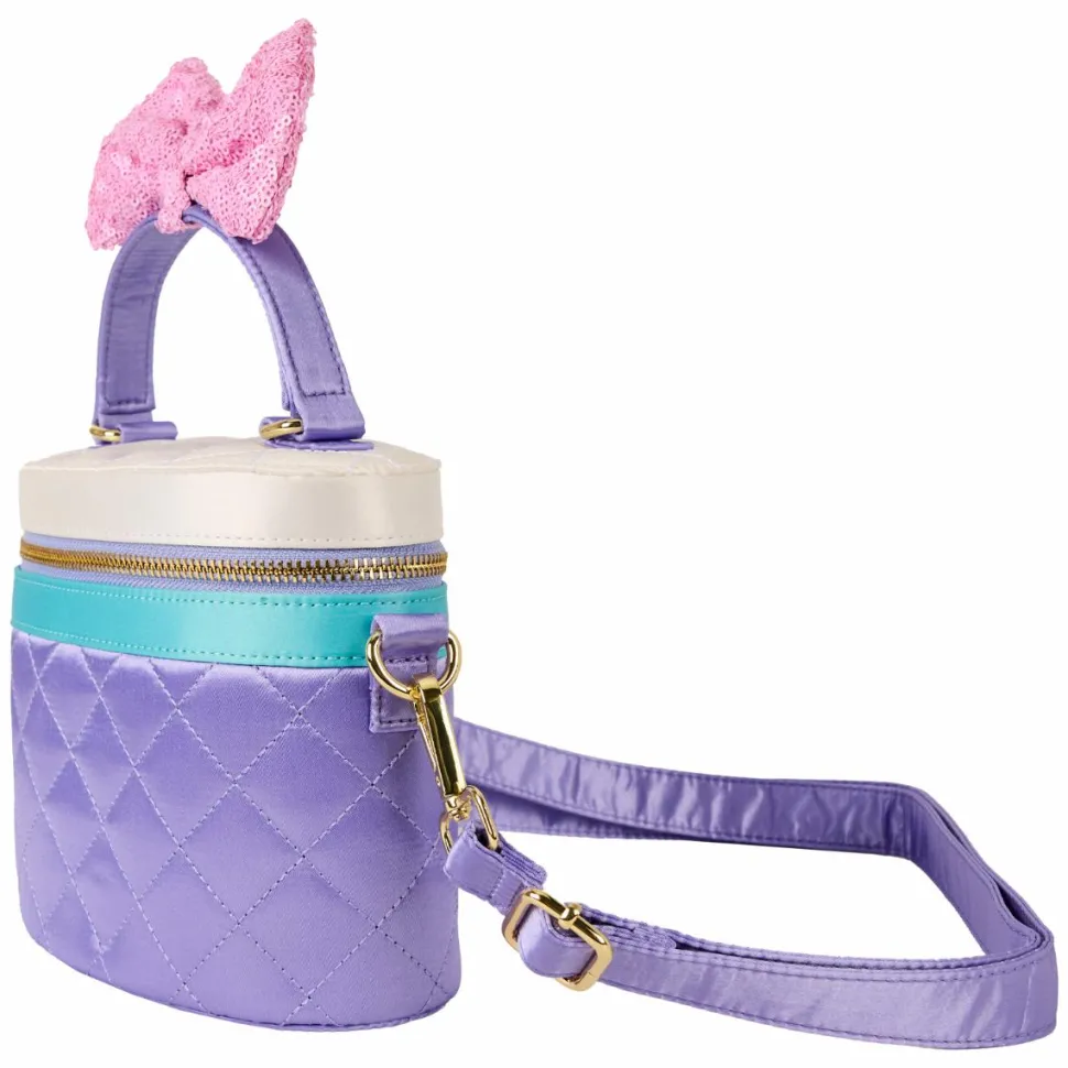 Disney - Daisy Duck 85th Anniversary Sequin Quilted 5" Faux Leather Crossbody Bag