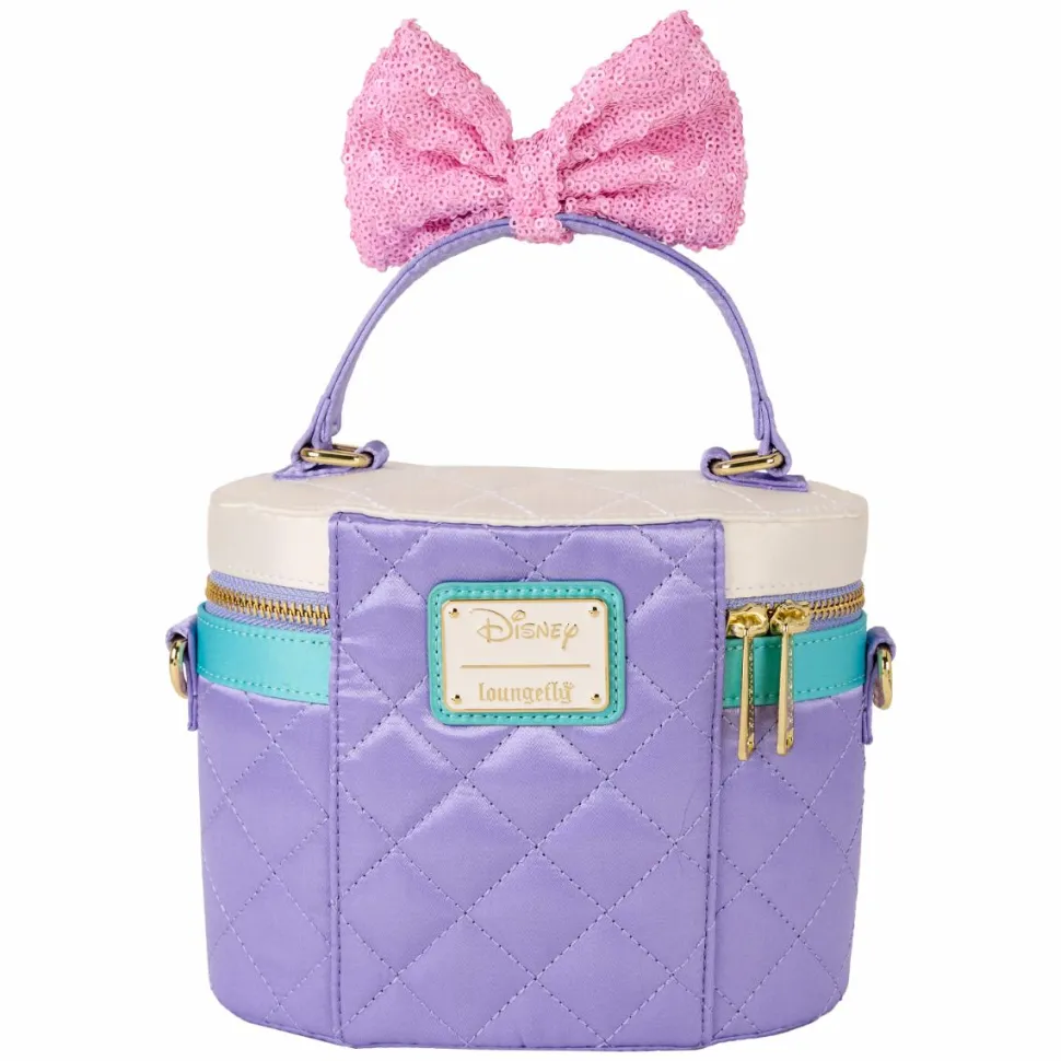 Disney - Daisy Duck 85th Anniversary Sequin Quilted 5" Faux Leather Crossbody Bag