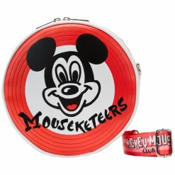 Disney - Disney 100 Mickey Mouseketeers 8” Faux Leather Crossbody Bag with Ear Holder