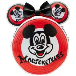Disney - Disney 100 Mickey Mouseketeers 8” Faux Leather Crossbody Bag with Ear Holder