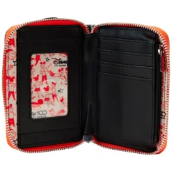 Disney - Disney 100 Mickey Mouse Club 4” Faux Leather Zip-Around Wallet
