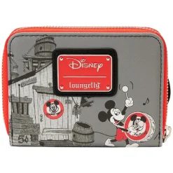 Disney - Disney 100 Mickey Mouse Club 4” Faux Leather Zip-Around Wallet