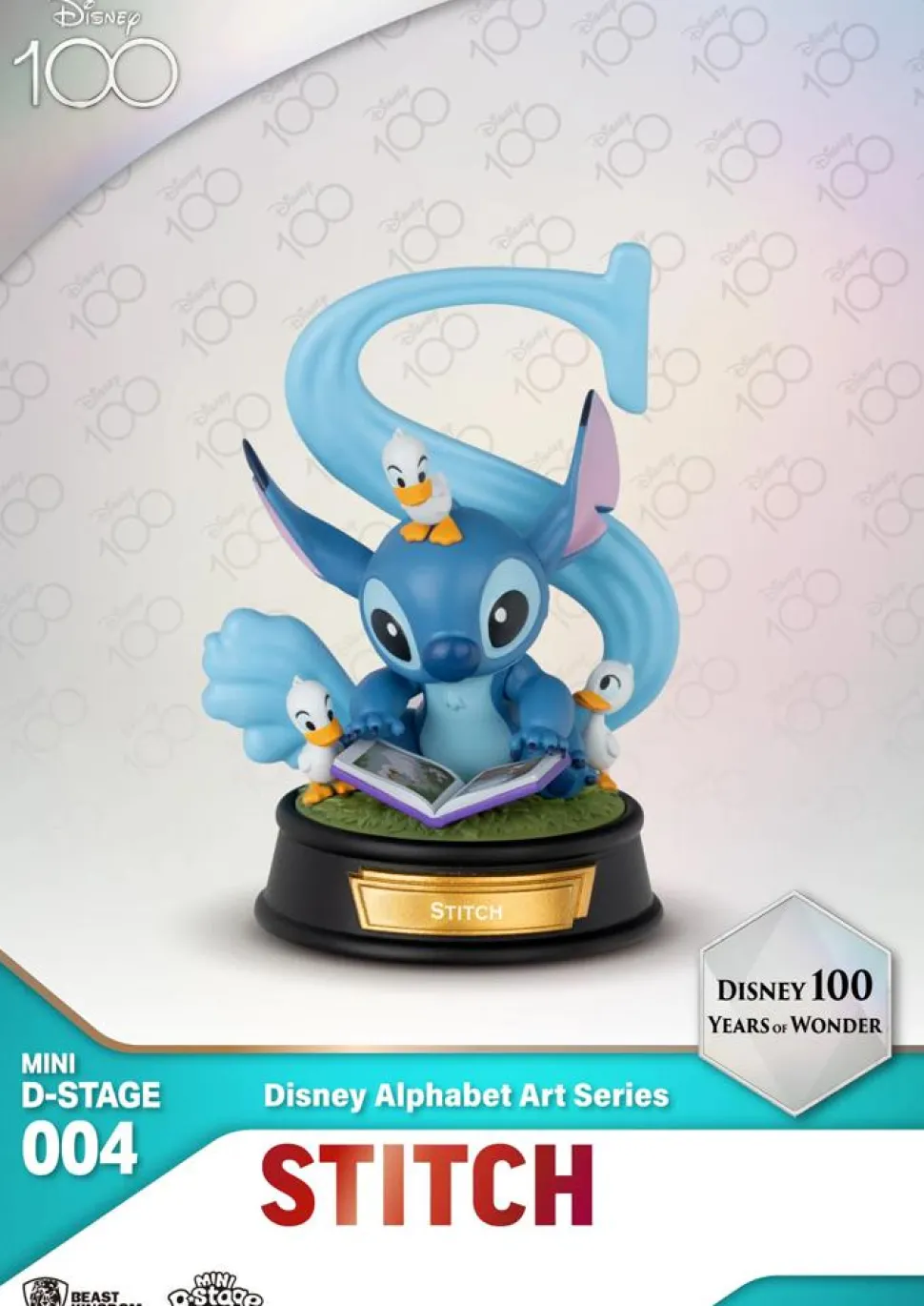 Disney - Disney 100 Years of Wonder: Disney Alphabet Art Series Mini D-Stage 4" Statue (Single Unit)