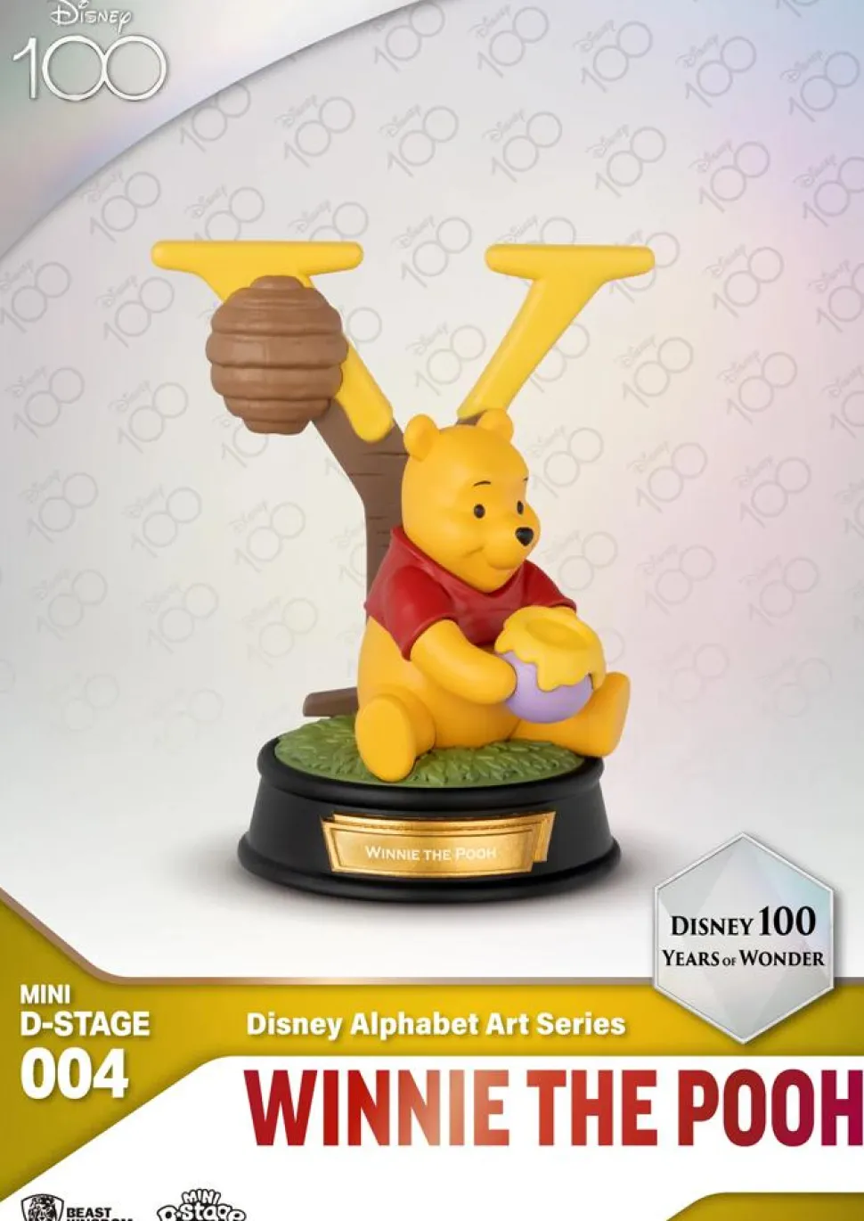 Disney - Disney 100 Years of Wonder: Disney Alphabet Art Series Mini D-Stage 4" Statue (Single Unit)