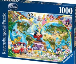 Disney - Disney’s World Map 1000 Piece Jigsaw Puzzle