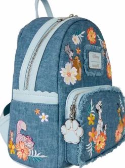 Disney - Dogs & Cats Floral Denim Fringe 10