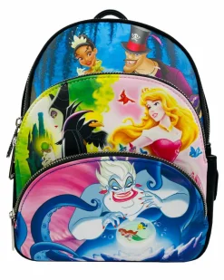 Disney - Good vs Evil Scene 10” Faux Leather Mini Backpack