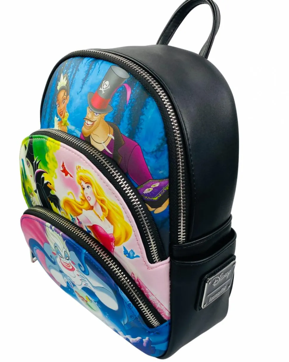 Disney - Good vs Evil Scene 10” Faux Leather Mini Backpack