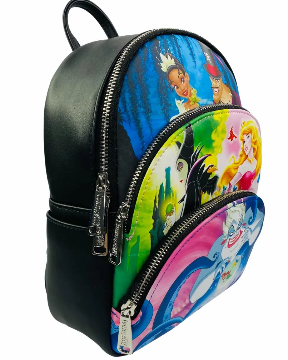 Disney - Good vs Evil Scene 10” Faux Leather Mini Backpack