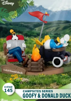Disney - Goofy and Donald Duck Campsites Series D-Stage 6" Diorama Statue