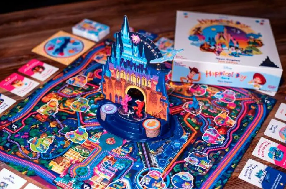 Disney - Happiest Day Magic Kingdom Park Edition Board Game