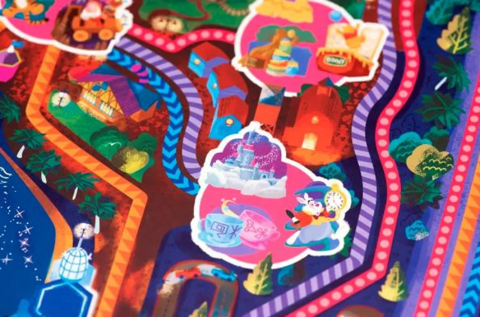 Disney - Happiest Day Magic Kingdom Park Edition Board Game