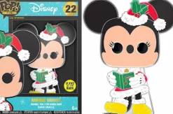 Disney - Holiday Minnie Mouse Glow-in-the-Dark 4" Pop! Enamel Pin