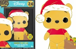 Disney - Holiday Winnie the Pooh Glow-in-the-Dark 4" Pop! Enamel Pin