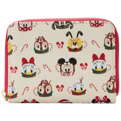 Disney - Hot Cocoa Mugs 4” Faux Leather Zip-Around Wallet