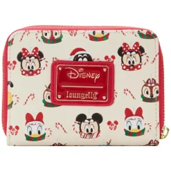 Disney - Hot Cocoa Mugs 4” Faux Leather Zip-Around Wallet