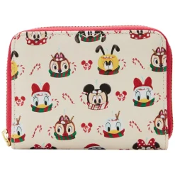 Disney - Hot Cocoa Mugs 4” Faux Leather Zip-Around Wallet