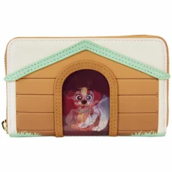 Disney - I Heart Disney Dogs Triple Lenticular 4" Faux Leather Zip-Around Wallet