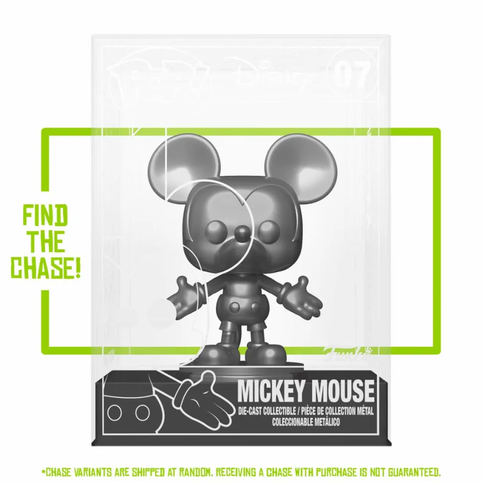 Disney - Indiana Jones, Darth Vader & Mickey Mouse Diecast Metal Pop! Vinyl Figure Bundle (Set of 3) (Funko / Popcultcha Exclusive)